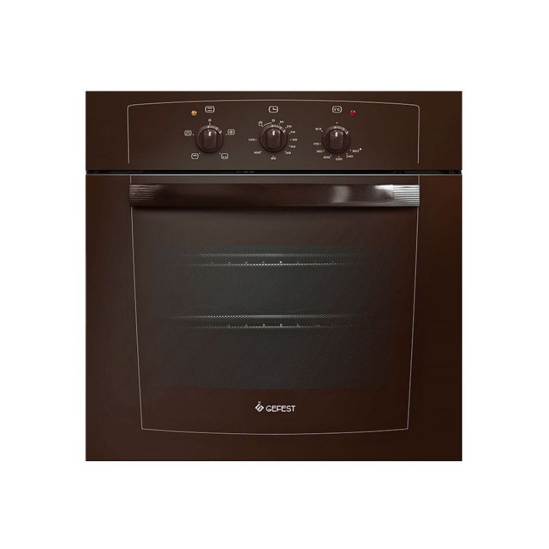 духовой шкаф gefest дгэ 601-01 к коричневый